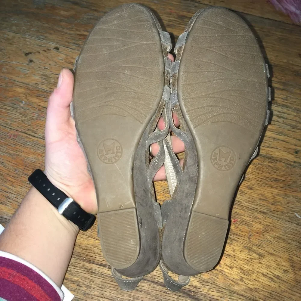Mephisto air relax Lyla wedge sandals, size 40